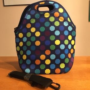 YONOVO Large Thick Reusable Neoprene Lunch Tote Bag